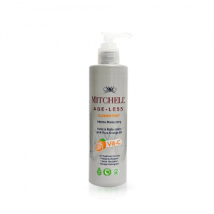 Ageless Clementine Hand & Body Lotion Intense Moisturizing - With Pure Orange Oil - 200ml